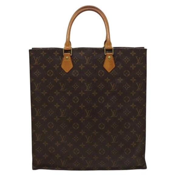 LOUIS VUITTON Monogram Sac Plat Hand Bag M51140 LV Auth yk17959 - Picture 3 of 16